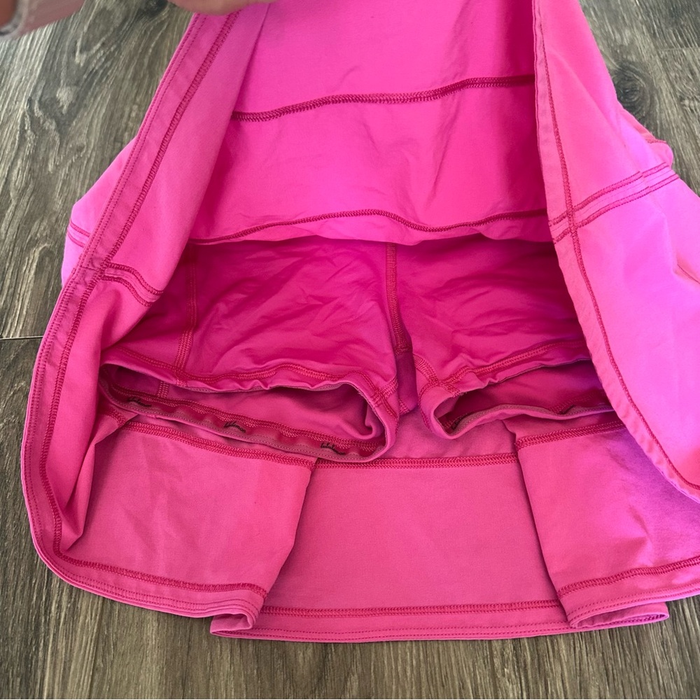 LULULEMON Pace Rival Mid Rise Pink Skirt Skort - Picture 4 of 4